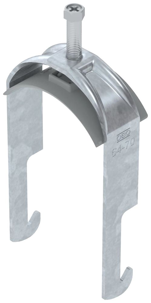 Fixation rapide BET 2056 pied à W mat.synthétique 64…70mm 1×câble acier Zn-ch-im