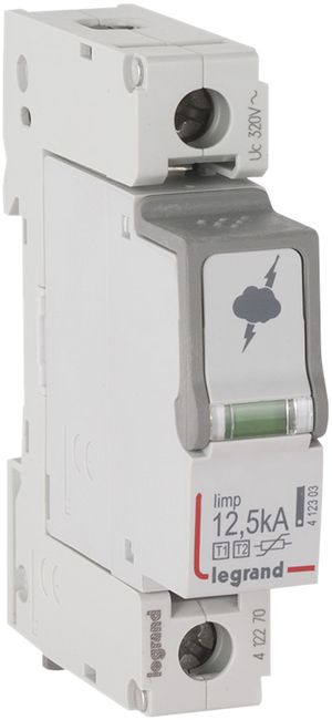 Limitatore di sovratens. Legrand T1+T2 1L Iimp.8kA, Imax.50kA