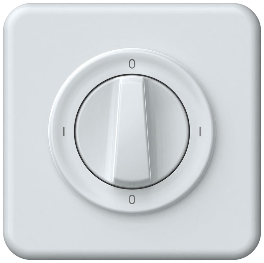 Interrupteur rotatif ENC origin interrupteur 0/1L 16A 250V 0-I-0-I 92×92mm blanc