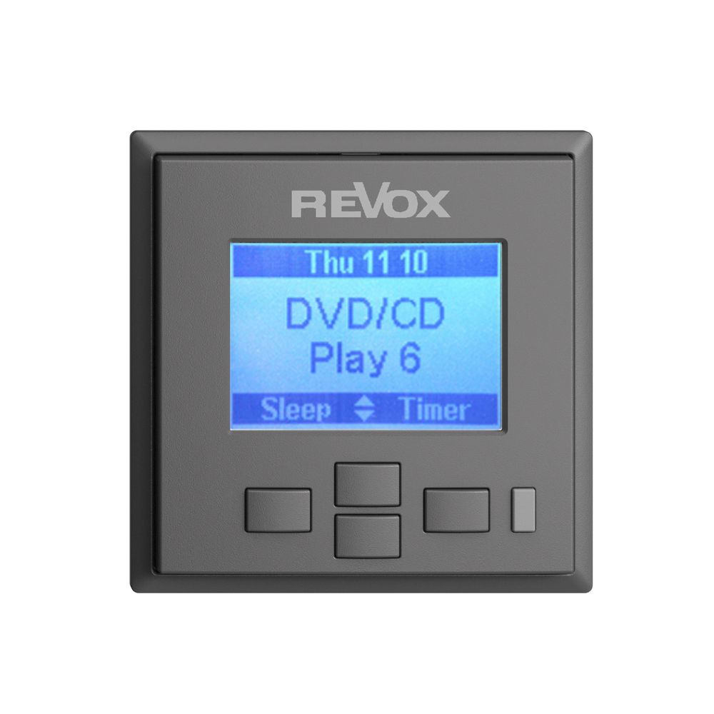 UP-Wanddisplay Revox EDIZIOdue dunkelgrau