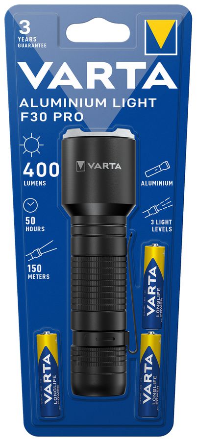 LED-Taschenlampe VARTA Light Pro F30 400lm 3×AAA