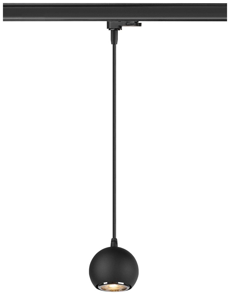 Pendelleuchte SLV LIGHT EYE 90 AD3PH GU10 1×6W DIM Ø89mm schwarz