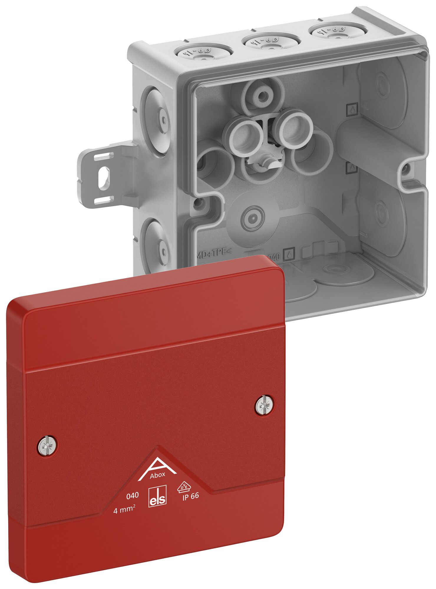 AP-Abzweigdose Spelsberg Abox 040 AB-L/SB 102×102×57mm IP66 rt