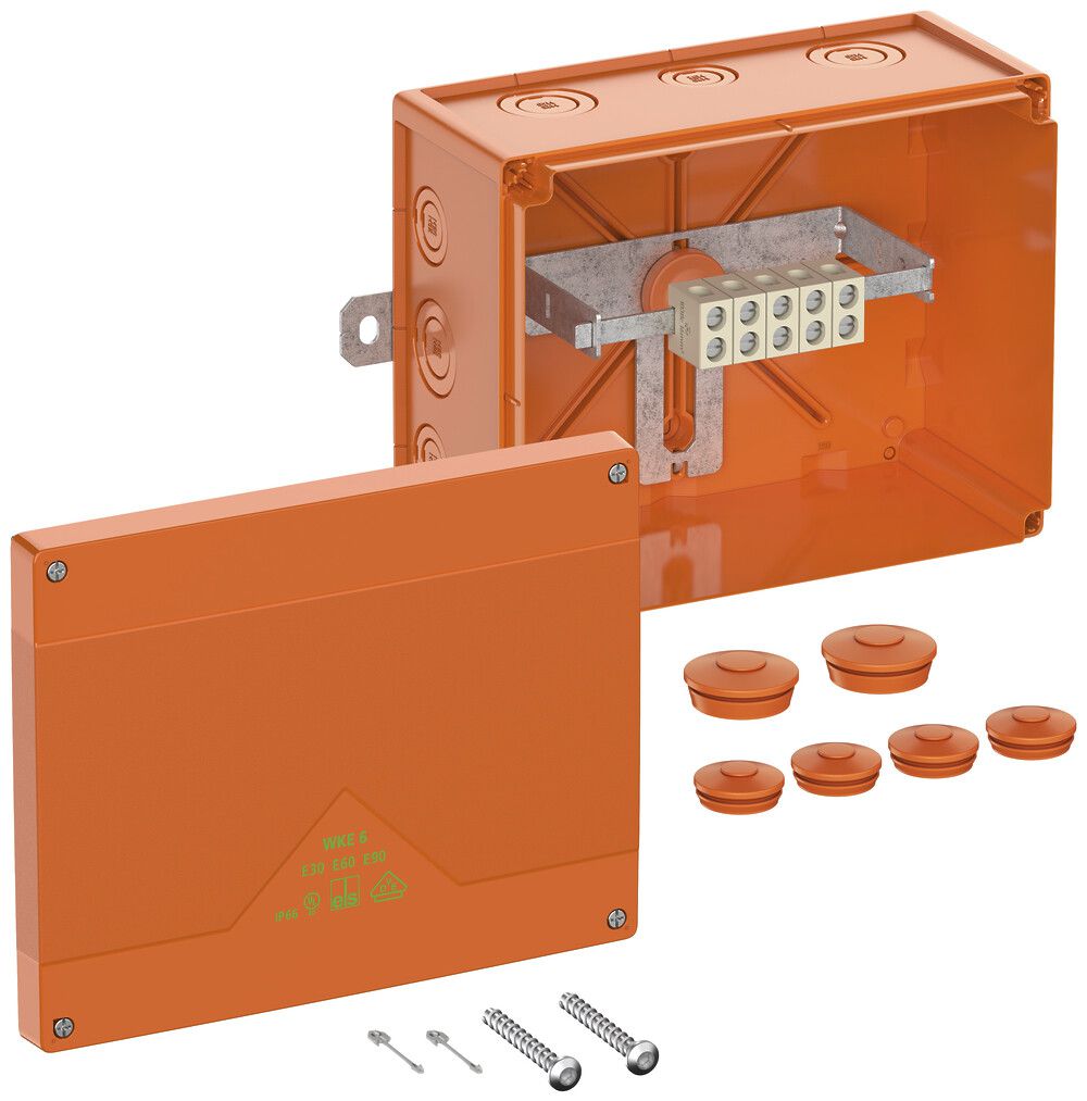 Boîte de dérivation AP Spelsberg WKE 6 5×6mm² E90 250×200×120mm IP66 or