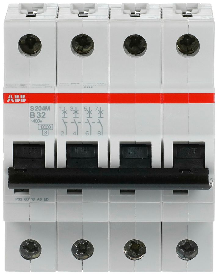 Leitungsschutzschalter ABB S204M-B32 32A B 10kA