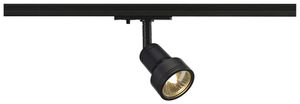Projecteur SLV PURI, GU10 50W avec adaptateur 1-phase IP20 noir