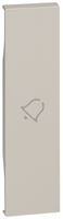 Cache de touche Living Now 1 module illuminable avec symbole sonnerie sand