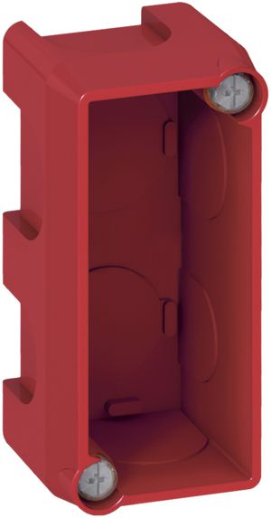 UP-Einlasskasten Batibox MOS rot 1 Modul T=40mm für Backstein