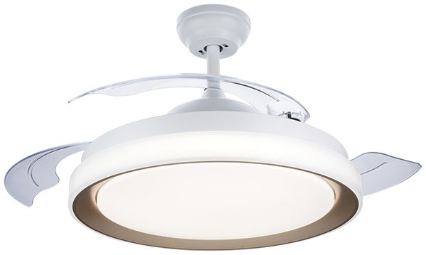Lampada sospesa LED Bliss 28/35W 4500lm 827/840/855 diretto oro ventilatore