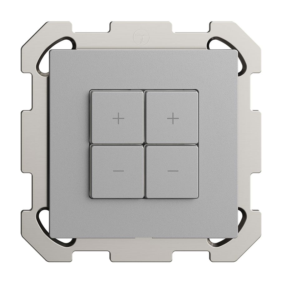 Stazione secondaria per dimmer INC 2c/4t WLAN Edue Wiser silver