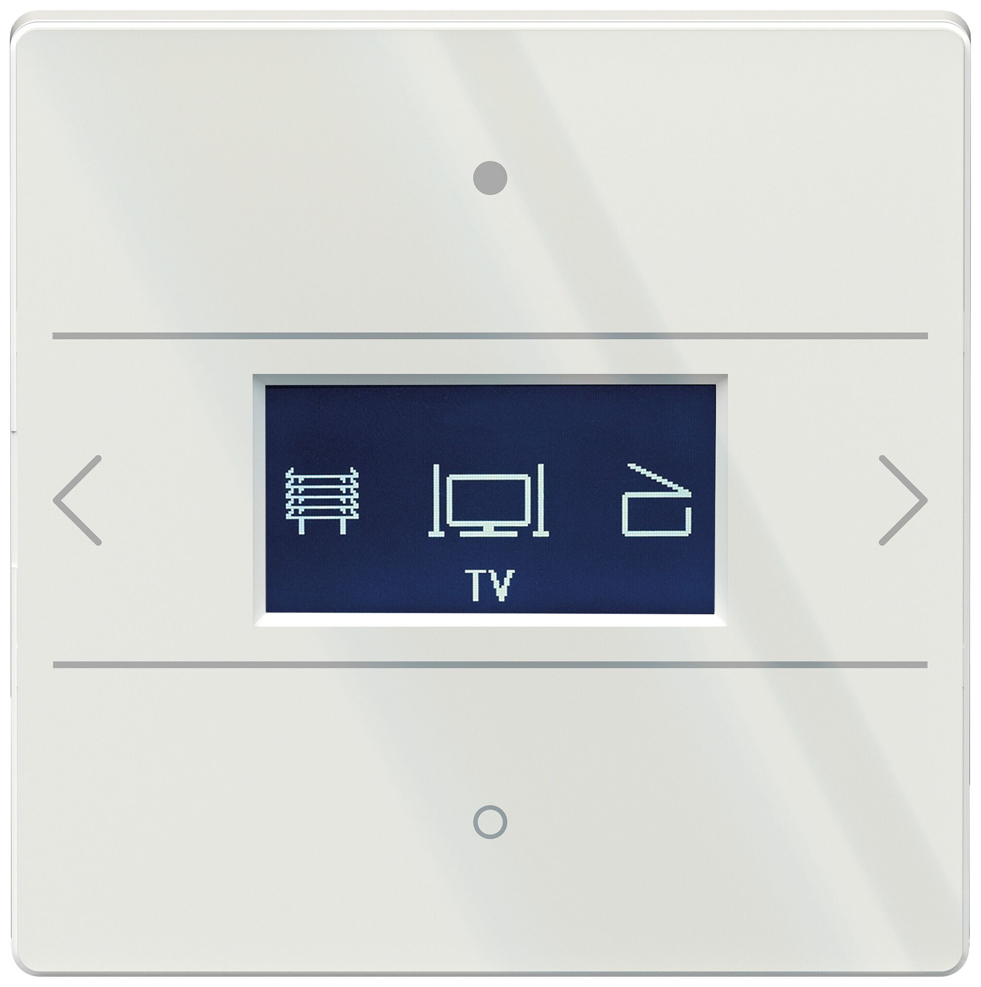 Bediengerät Theben LUXORliving iON8 G Mit Raumthermostat weiss