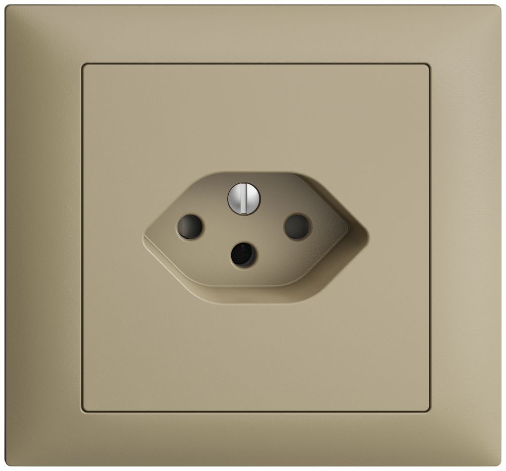 EB-Steckose EDIZIOdue T13 FKE sand