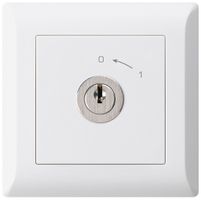 Contact pivotant ENC 0<-1/1L blanc kallysto.line avec serrure Kaba 8