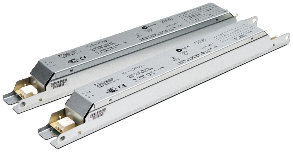 Ballast elettronico Sylvania EL T8 2×36W