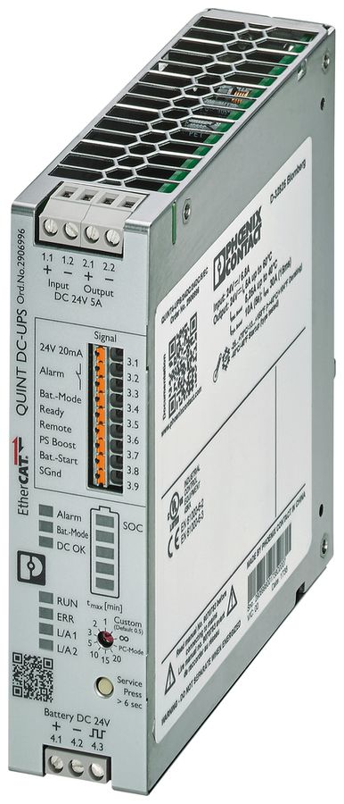 USV-Anlage PX QUINT4-UPS/24DC/24DC/5/EC EtherCAT IN:24VDC OUT:24VDC/5 A