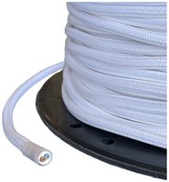 Cavo tessile Elektrogros TDLR H03VV-F 2×0.75mm² LN bianco 50m