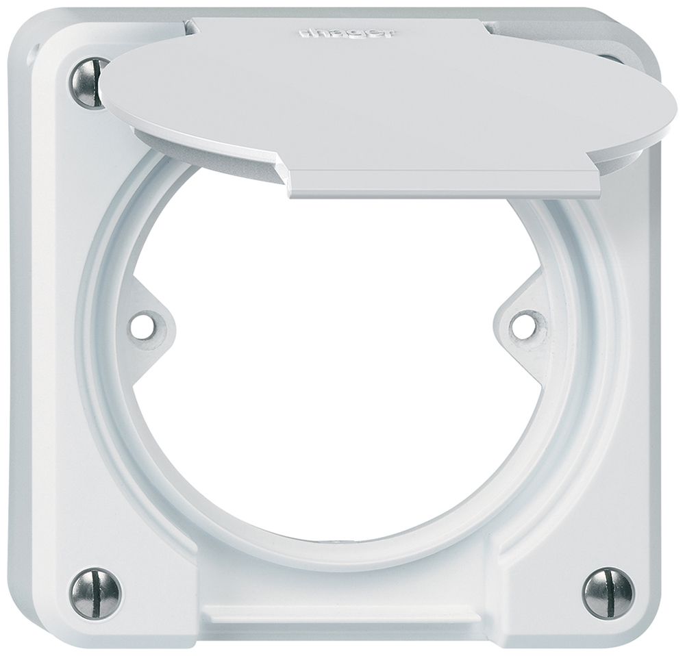 Oberteil robusto weiss mit Klappdeckel 2-Punkt mit Reduzierfrontscheibe