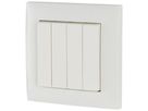 AP-Funktaster Eaton xComfort 4-fach 85×85×12mm weiss