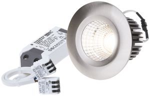 Spot LED INS Fixo 10.5W 230V 960lm 3000K foro Ø68mm nichel 60°