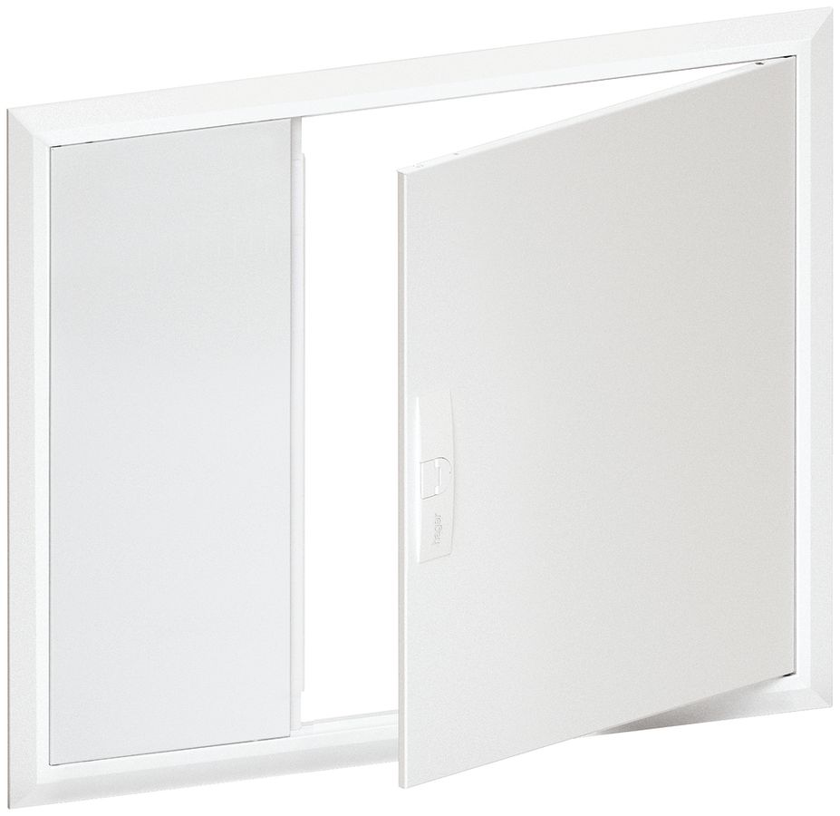 Cornice con porta Hager univers 853×703×10mm IP00 bianco per FW43U..
