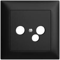 Kit frontale INC EDIZIOdue nero 88×88mm