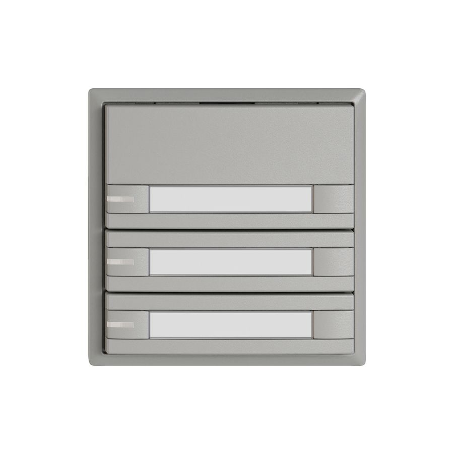 Universaltaster EDIZIO.liv UNI SNAPFIX® m.LED RGB 3× 2-Tbed.Pap.hgu