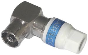 Presa ang. IEC-F 75 ohm non scherm. per R7U-H, MK95, L-A5