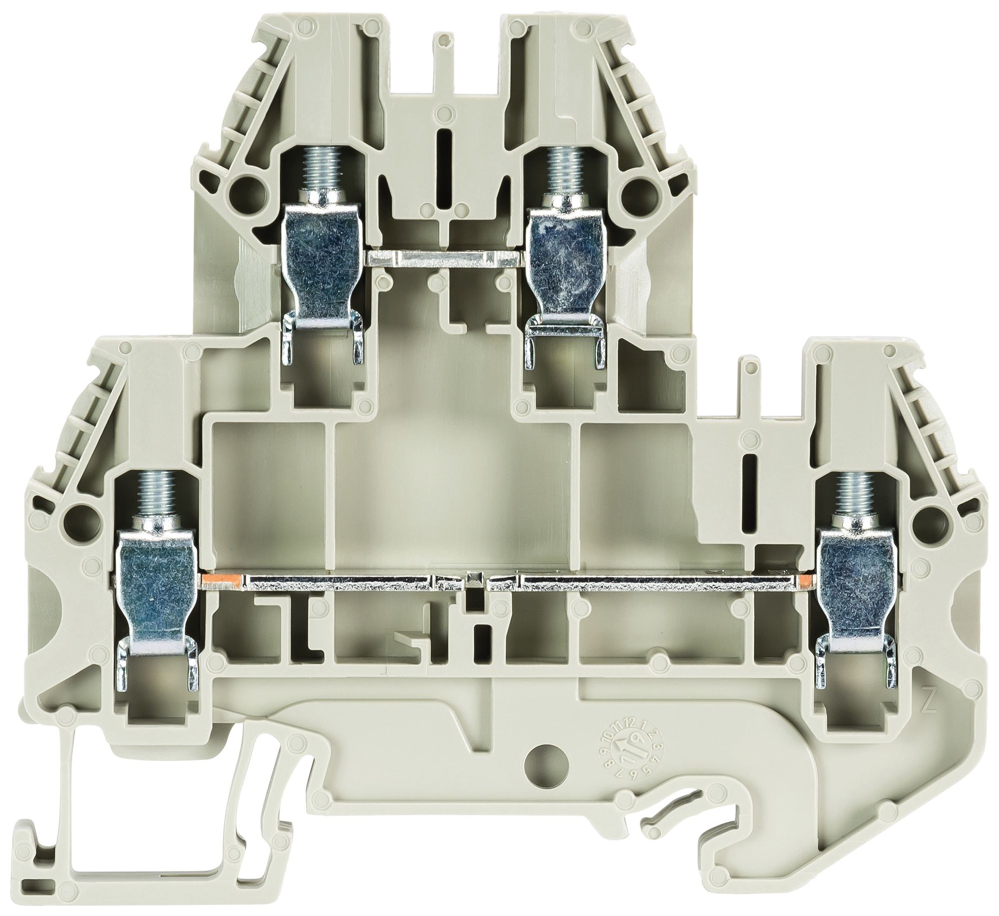 Borne de passage joignable Wieland WT 4 E 0.14…6mm² 32A 800V gris