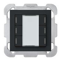 Tasto INC kallysto B KNX 6× LED RGB s/e-link nero