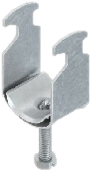 Bride de fixation pied marteau Niedax, p.1 câble, Ø 90…100 mm, zingué au feu