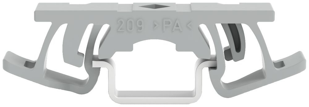 Montagefuss WAGO für T-15 6.5×35.1×10.2mm grau