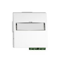 FTTH-Dose EDIZIO.liv SNAPFIX® LC APC Diamond F-3000 1 mittelstück ws