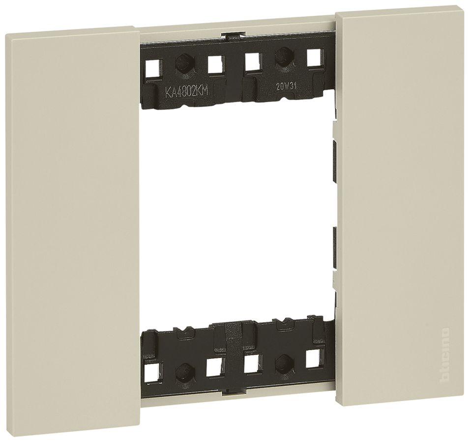 Cadre de recouvrement Living Now 2 modules 102.5×86mm sand