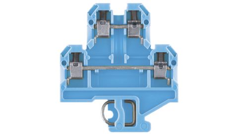Durchgangs-Reihenklemmen, 4 mm²