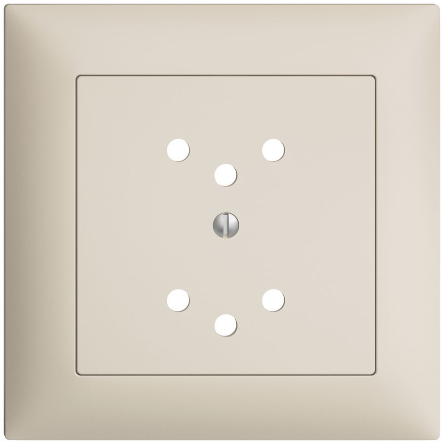 Kit frontal EDIZIOdue crema 88×88mm 2×T12