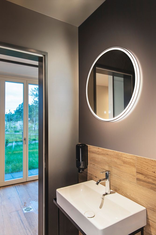 Applique LED SLV TRUKKO ROUND 25W 1270lm 3000…6500K IP44 REG Ø600mm argento