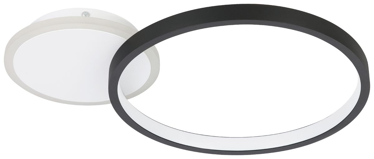 LED-Deckenleuchte Eglo GAFARES 15W 2100lm 3000…6500K IP20 DIM 405×290mm ws/sz