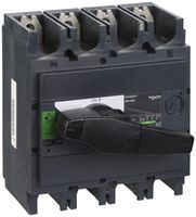 Interupteur de charge Schneider Electric INS 4L 500A avec poignée rotative noir