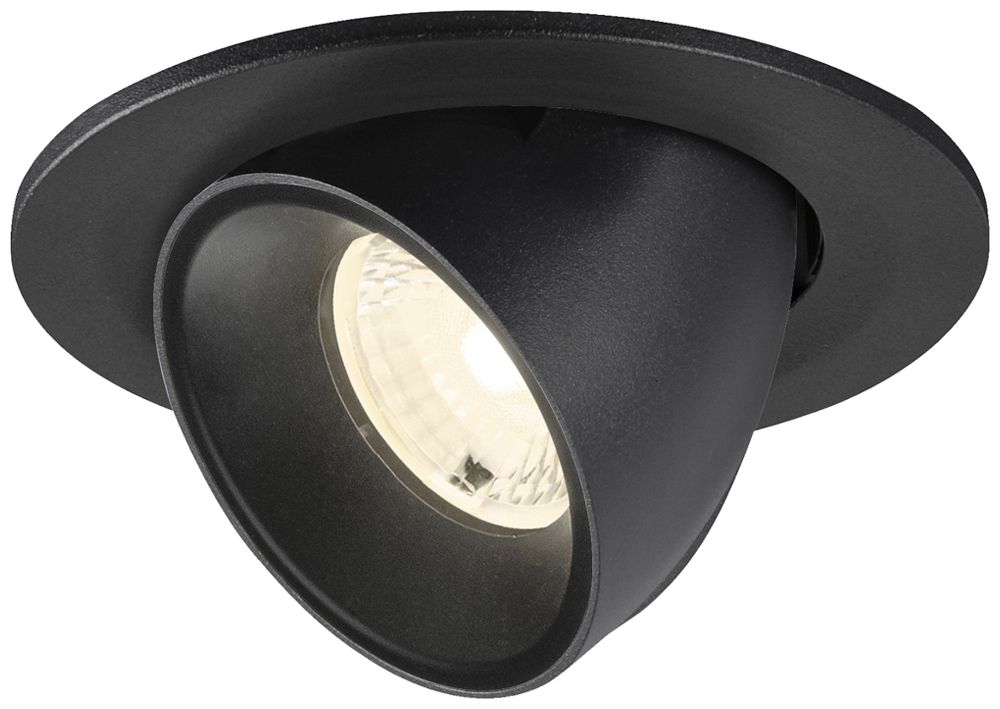 Downlight LED SLV NUMINOS GIMBLE S 6.7W 1050lm 4000K MB DALI Ø100×70 nero