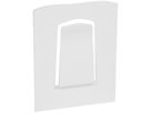 Dokumentenhalter Legrand 92×70×8mm Kunststoff weiss