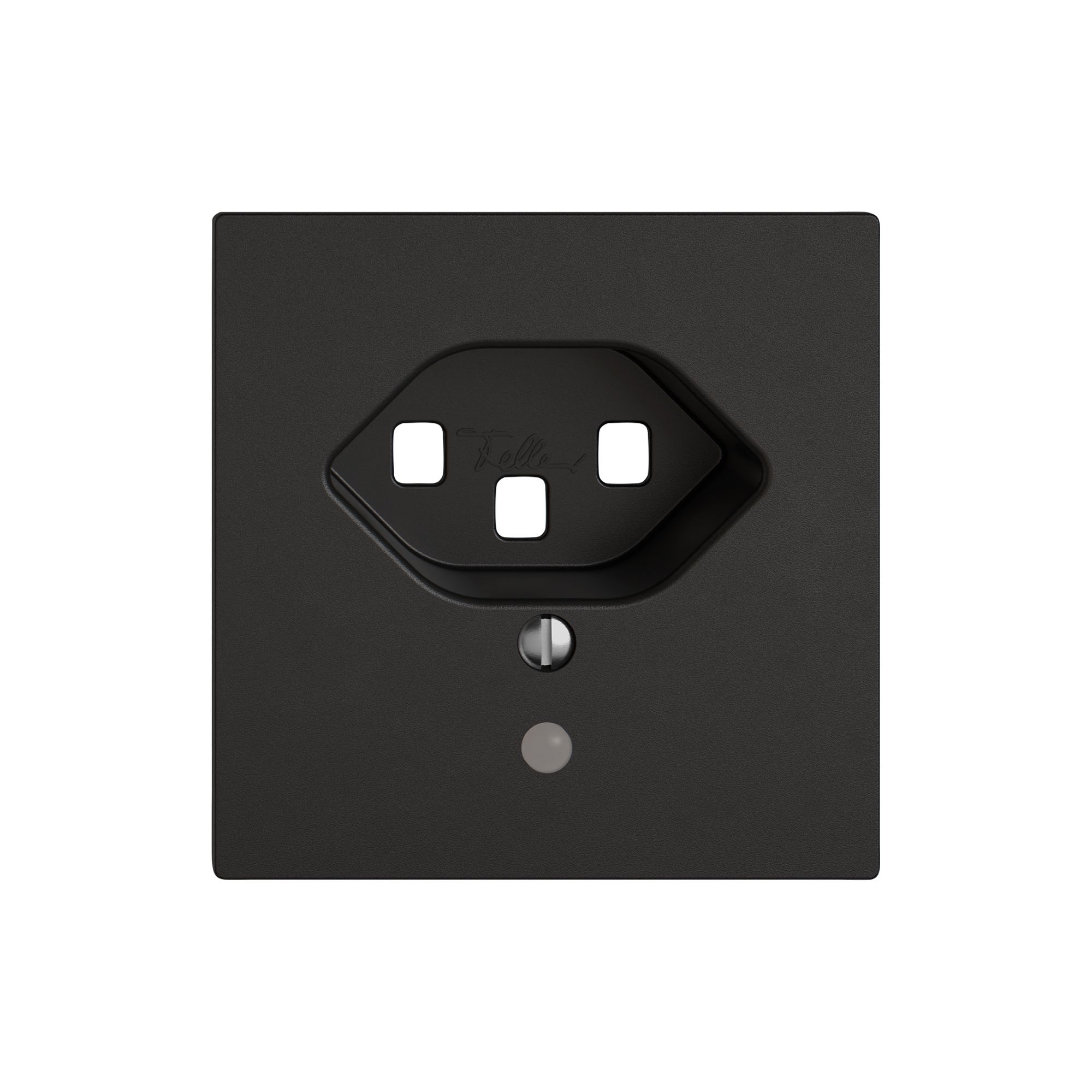 Montageset EDIZIO.liv SNAPFIX® für Steckdose T23 mit Frontlinse sz