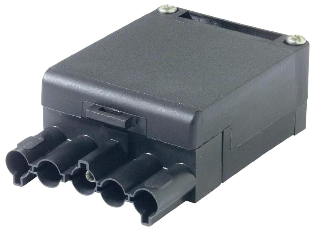 Buchsenteil Wieland 5L schwarz