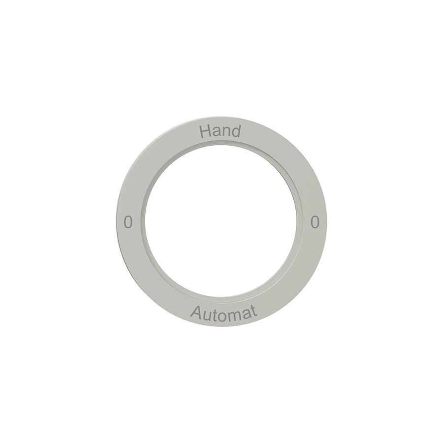 Disque indicateur NEVO, p.interrupteur rotatif, 0-Hand-0-Automat, gris clair