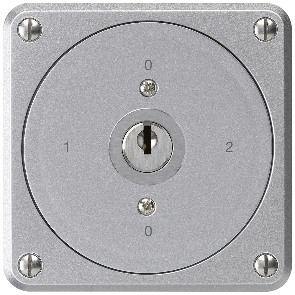 Interrupteur à clé ENC robusto sans clapet 2/1P aluminium pour combinaison