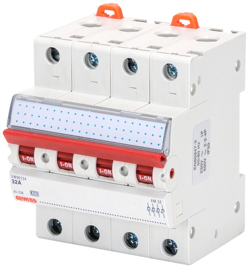Sectionneur de charge AMD Gewiss 90 AM 4P 40A 415V 4UM