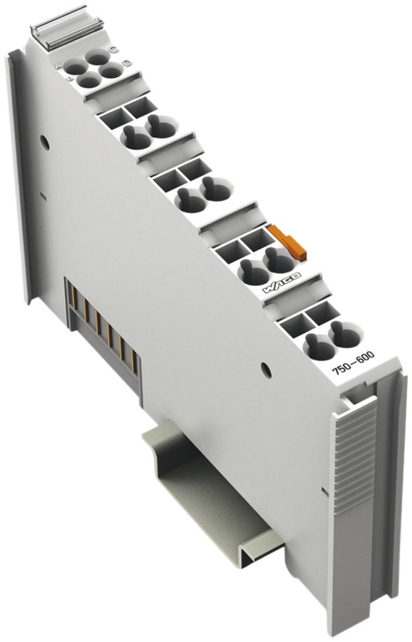 REG-Endmodul WAGO, lichtgrau