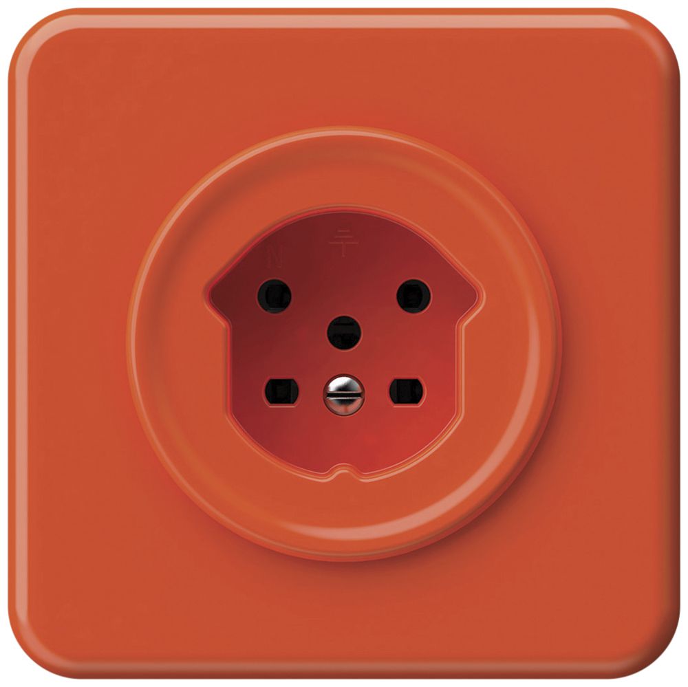 UP-Steckdose origin 1×Typ 15 10A 230V 92×92mm orange