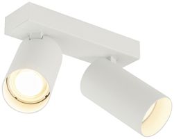 Deckenleuchte SLV KAMI GU10 2×0…10W 170×125mm weiss
