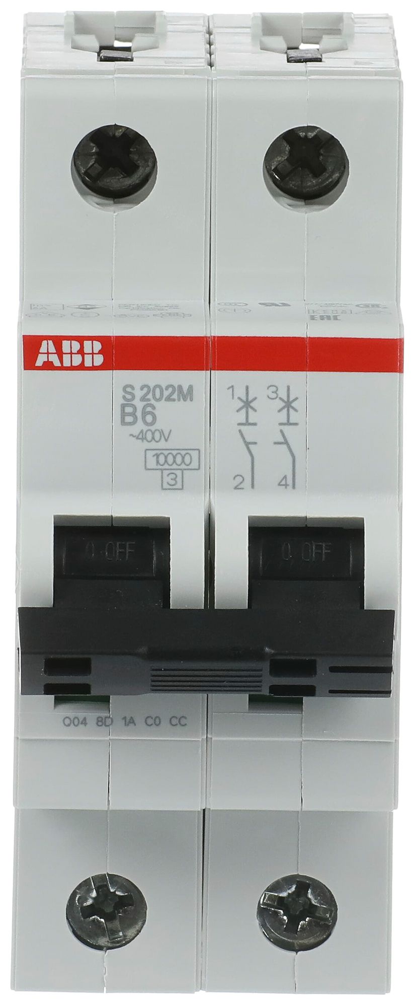 Leitungsschutzschalter ABB S202M-B6 6A B 10kA