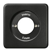 Kit front. 0-Inverno-0-Estate pour interr.rotatif à clé noir